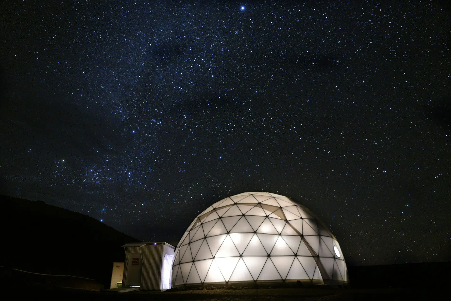 L’habitat HI-SEAS de la NASA à Hawaï en 2019. Photo par Benjamin Pothier.